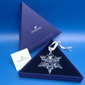 Swarovski Crystal 2020 Annual Snowflake Christmas Ornament w Boxes